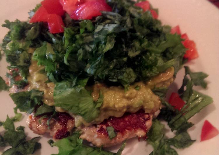 Recipe of Quick Micah&#39;s chili lime, avacado chicken burgers