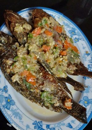 Foto resep Nila goreng sambal cobek
