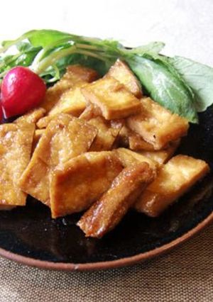 A picture of Teriyaki Aburaage for Bento.