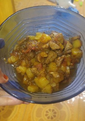 Foto resep Balado hati kentang