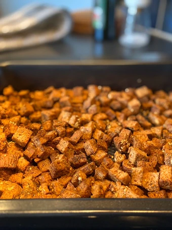 Easy Way Make Recipe Za’tar croutons that is Delicious, Addictive}
