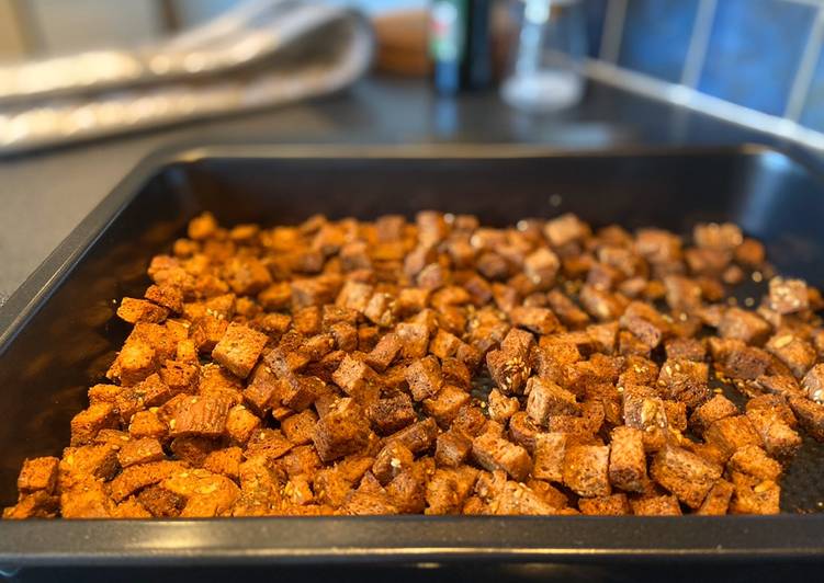 Za’tar croutons