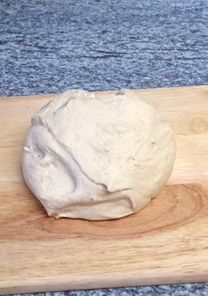 A picture of 10 minute pizza dough!.