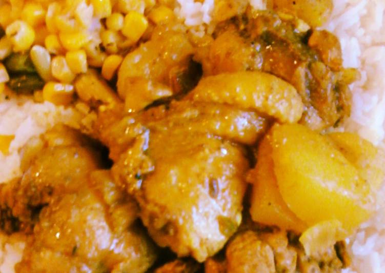 Simple Way to  Bahamian Curry Chicken! 242