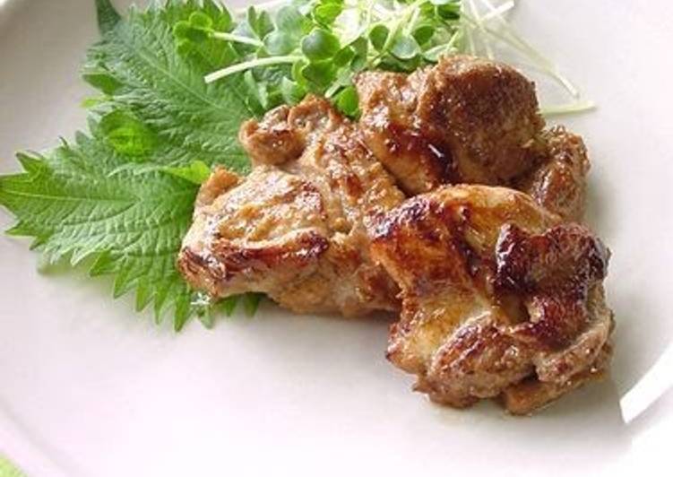 Simple Way to Prepare Super Quick Homemade Steam-Baked Chicken in Miso Marinade