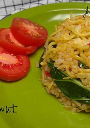 Foto resep Nasi goreng mawut #berburucelemekemas#resolusi2019