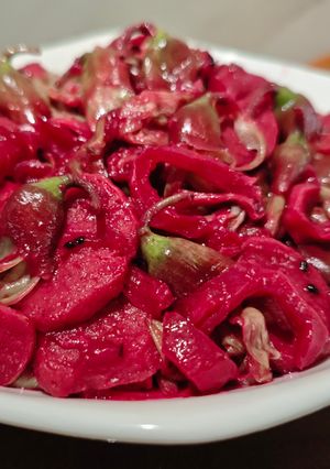 Foto resep Tumis Bunga Turi Buah Naga Sere Lemo