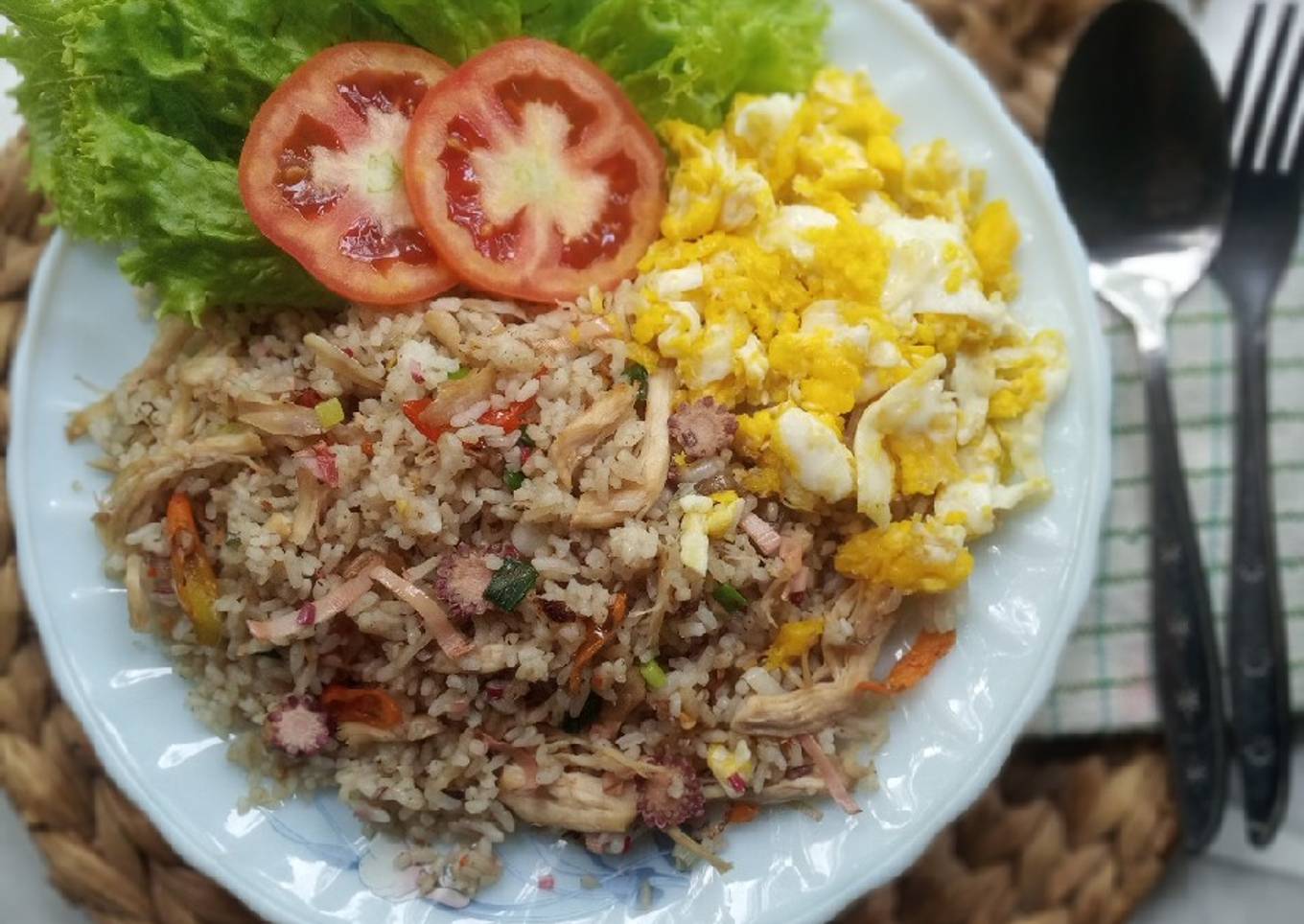 Nasi Goreng Ayam Kecombrang 🥰