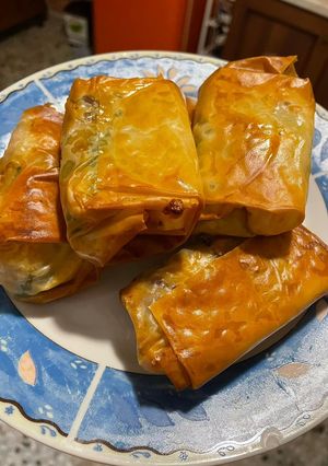 Foto di Involtini primavera con verdure e polpettine di manzo