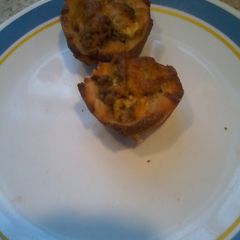 A picture of Pizza dough cups.