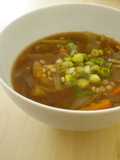 Leek and Barley Miso Soup (Macrobiotic)