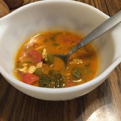 A picture of Shorty's Fish Soup.