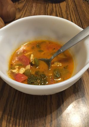 A picture of Shorty's Fish Soup.