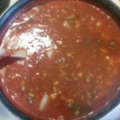 A picture of Po' Man's Stew.