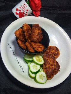 Potatoes patties ainihin hoton girkin
