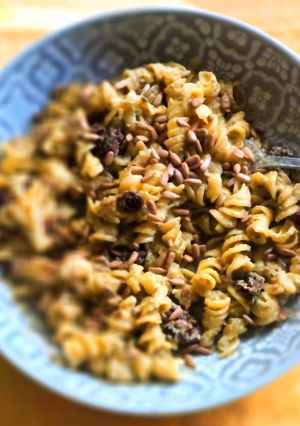 Bazsalikom-pestos tészta - gluténmentes recept fotója