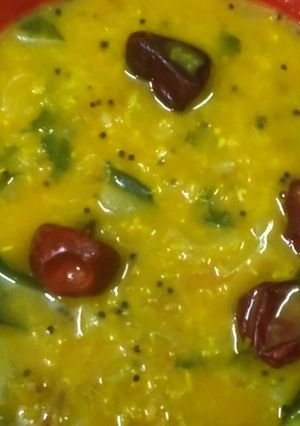 A picture of Simple Tiffin Sambar (Hotel Style).
