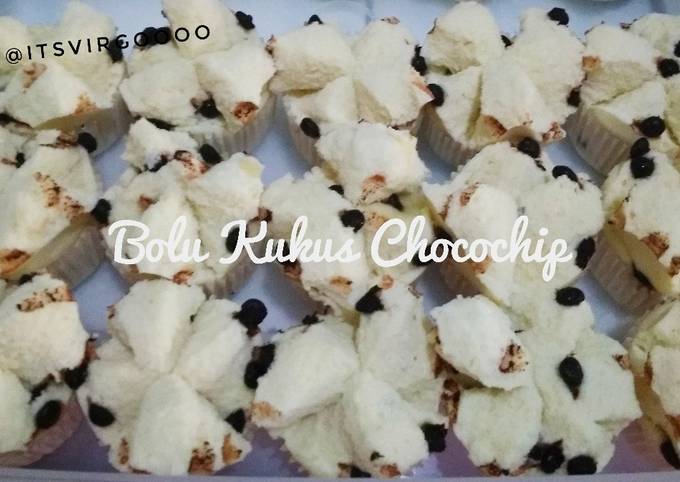 Anti Ribet, Bikin #385. Bolu Kukus Mekar Chocochip Enak Dan Mudah