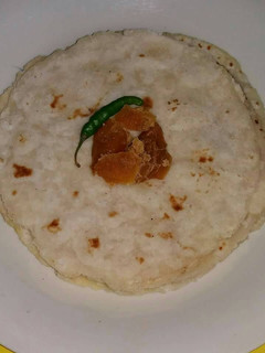 A picture of Samak chapati.
