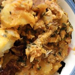 A picture of Sweet potatoes porridge.