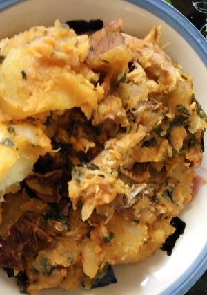 A picture of Sweet potatoes porridge.