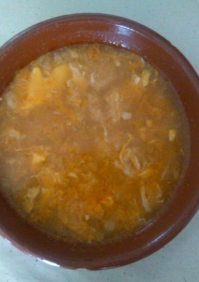 Una foto de Sopa de ajo