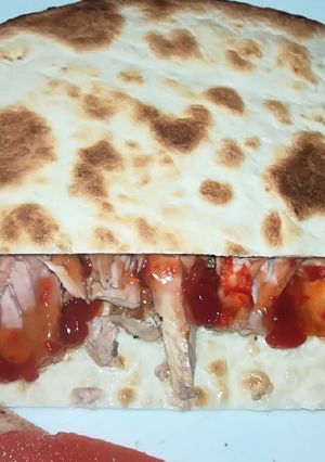 Foto principal de Bocado crujiente de melva y mermelada de pimientos