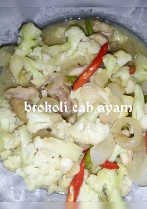 Foto resep Kembang kol cah ayam