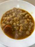 Garbanzos con sabor a callos, súper rápido ￼