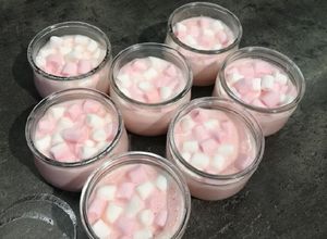 Une photo de Crème dessert aux chamallows