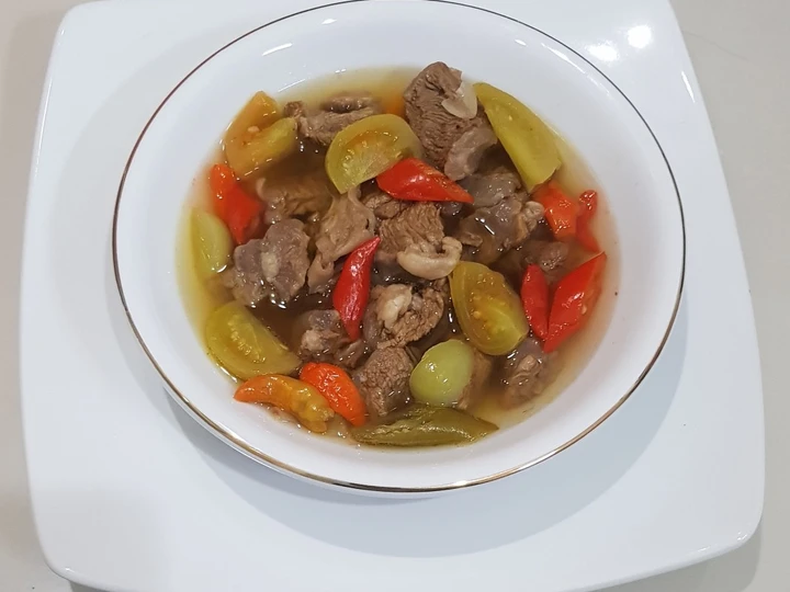 Langkah Gampang Membuat Resep Asem-asem daging sapi Anti Ribet, Menggugah Selera