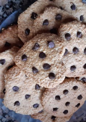 Una foto de Galletitas de avena con chispas de chocolate, facilicimas y rápidas