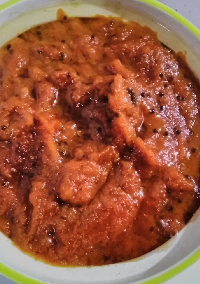 செட்டிநாடு கார சட்னி(Chettinadu kaara chutney recipe in tamil) செய்முறை முக்கிய புகைப்படம்