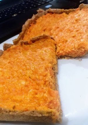 Una foto de Tarta integral de zanahoria y ricota
