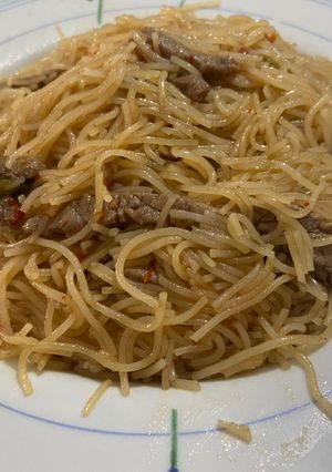 Una foto de Fideos de arroz (Fideos chinos)