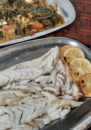 Φωτογραφία της συνταγής Λαβράκια λεμονάτα με βλήτα τσιγαριαστά