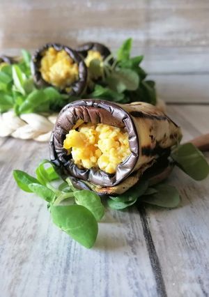 Foto di Rotolini di melanzane con le uova