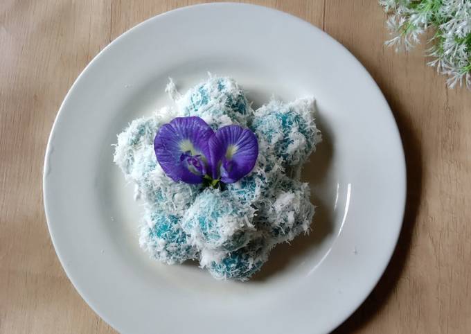 Resep Klepon Bunga Telang Oleh Naqiyyah Cookpad