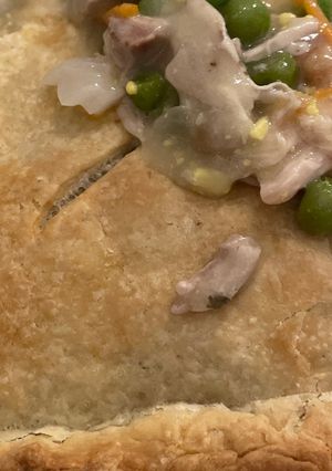 A picture of Tricia’s Chicken Pot Pie.