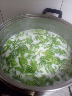 Una foto de Sopa de lechuga