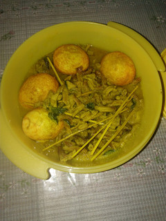 Foto resep Usus Ayam + Telur Kemangi Bumbu Kuning