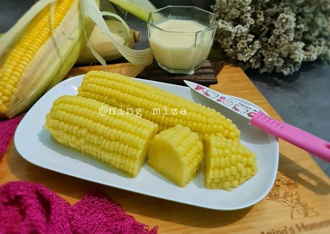 139. Puding Jagung dengan vla