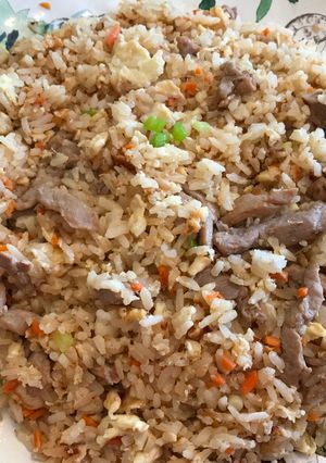 A picture of Pork Fried Rice.