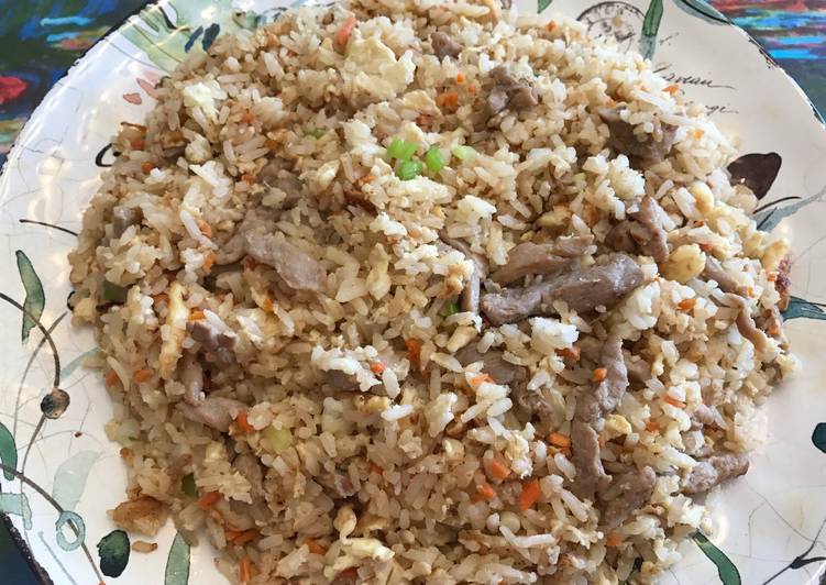Recipe: Appetizing Pork Fried Rice