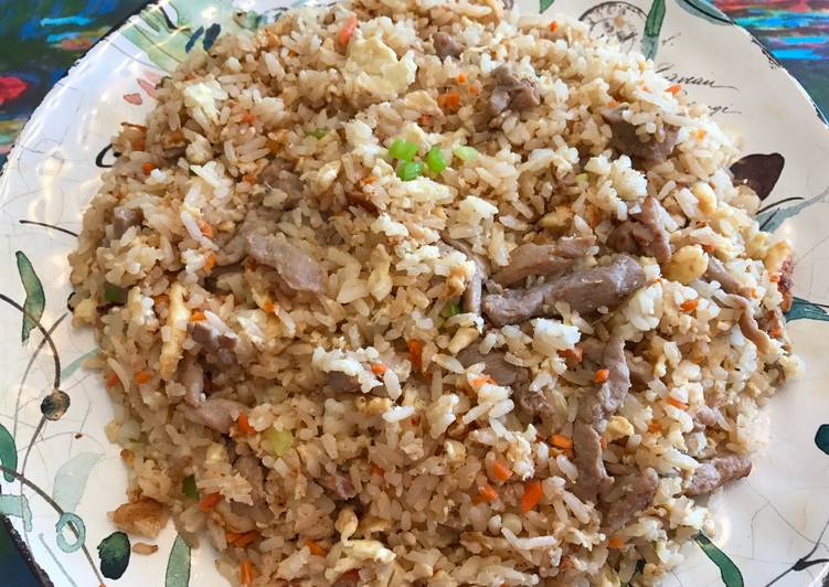 Steps to Make Quick Pork Fried Rice