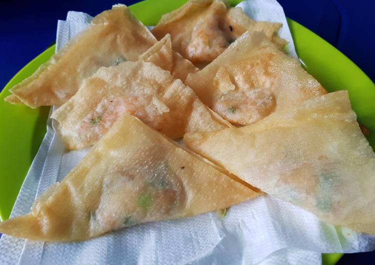Pangsit Udang Goreng