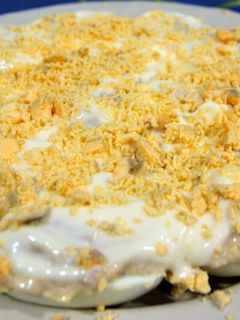 Una foto de Huevos rellenos