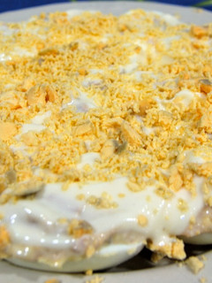 Una foto de Huevos rellenos