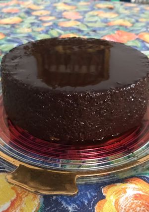 Una foto de Pastel de harina de garbanzo a la naranja