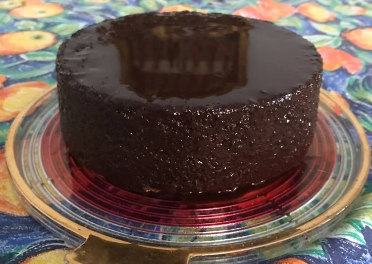 Pastel de harina de garbanzo a la naranja
